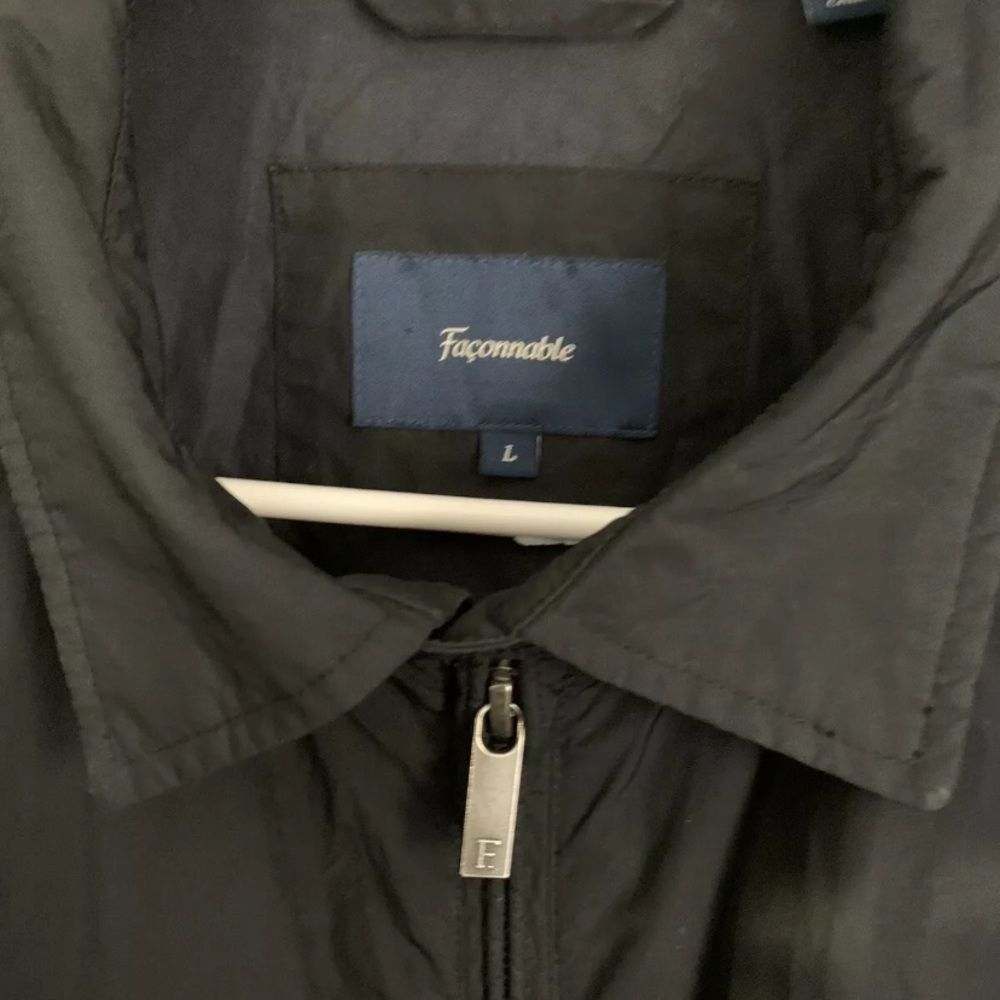 Facconable Jacket Zip Cuff Rib Bomber Harrington - image 2